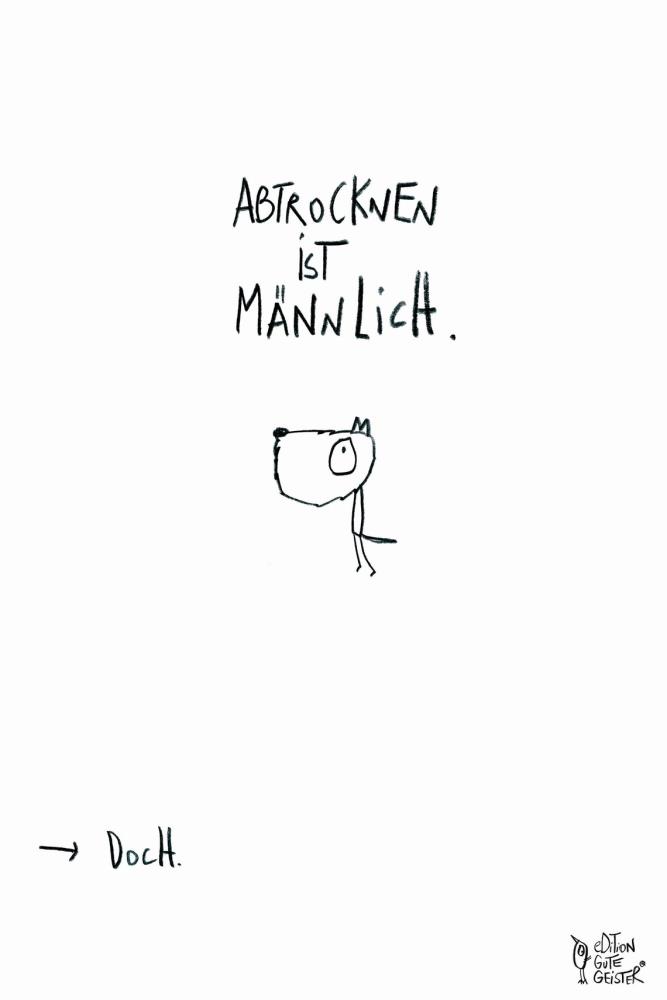 Geschirrtuch - Männersache