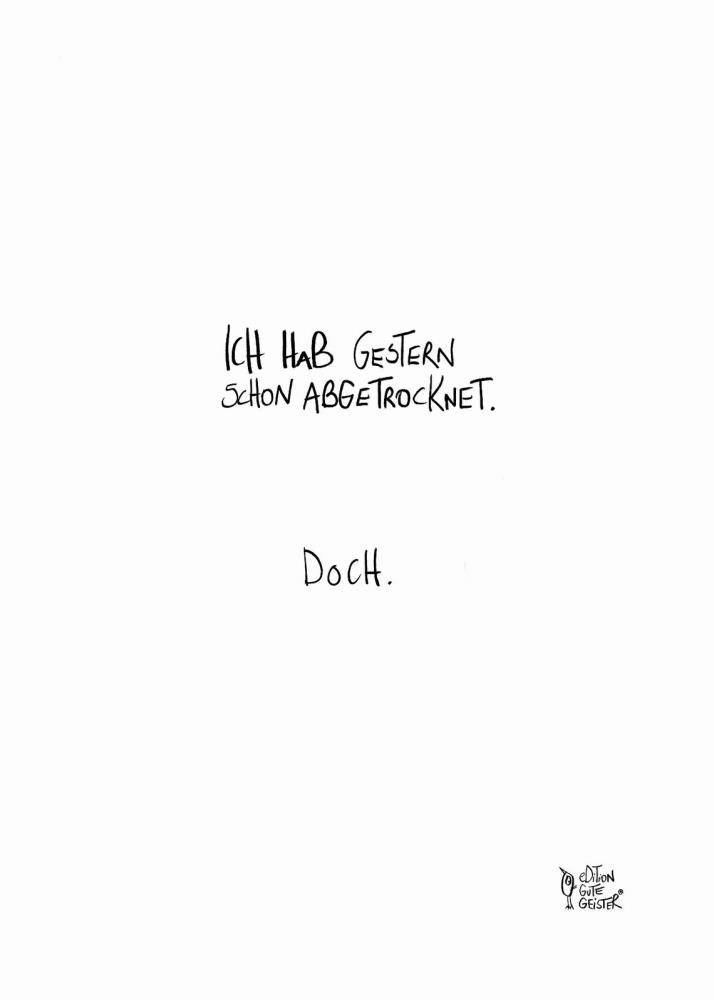 Geschirrtuch - Streiktuch
