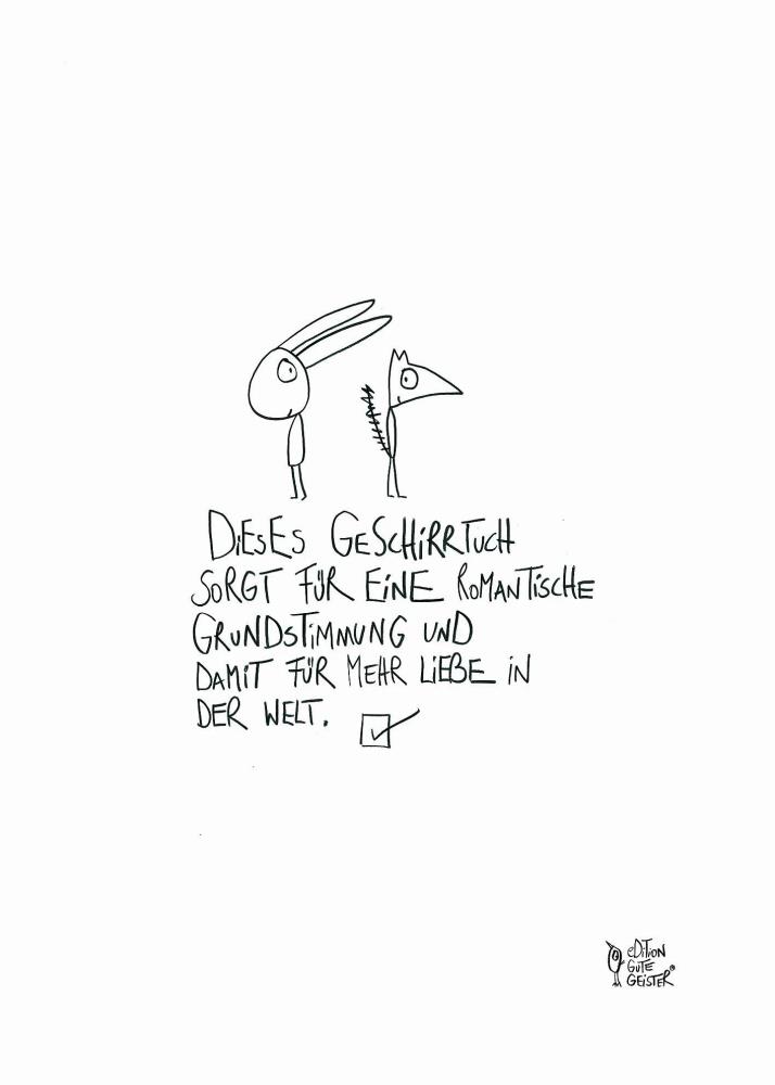 Geschirrtuch - Küchenromantik