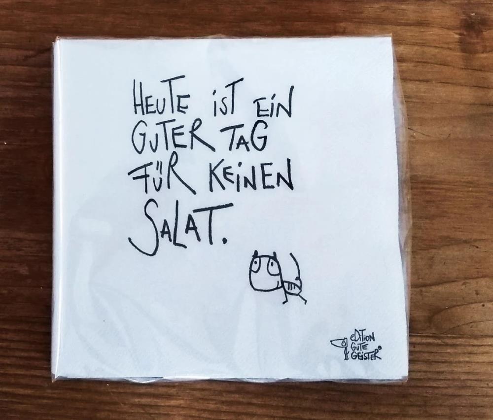 Servietten - Mal keinen Salat