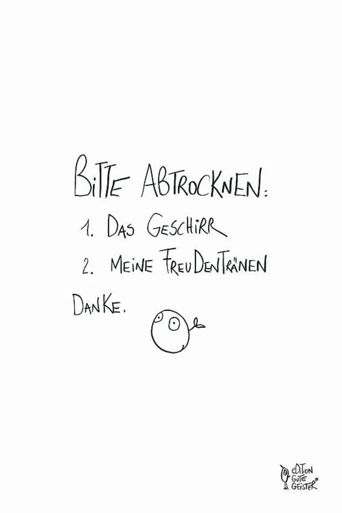 Geschirrtuch - Freudentränen