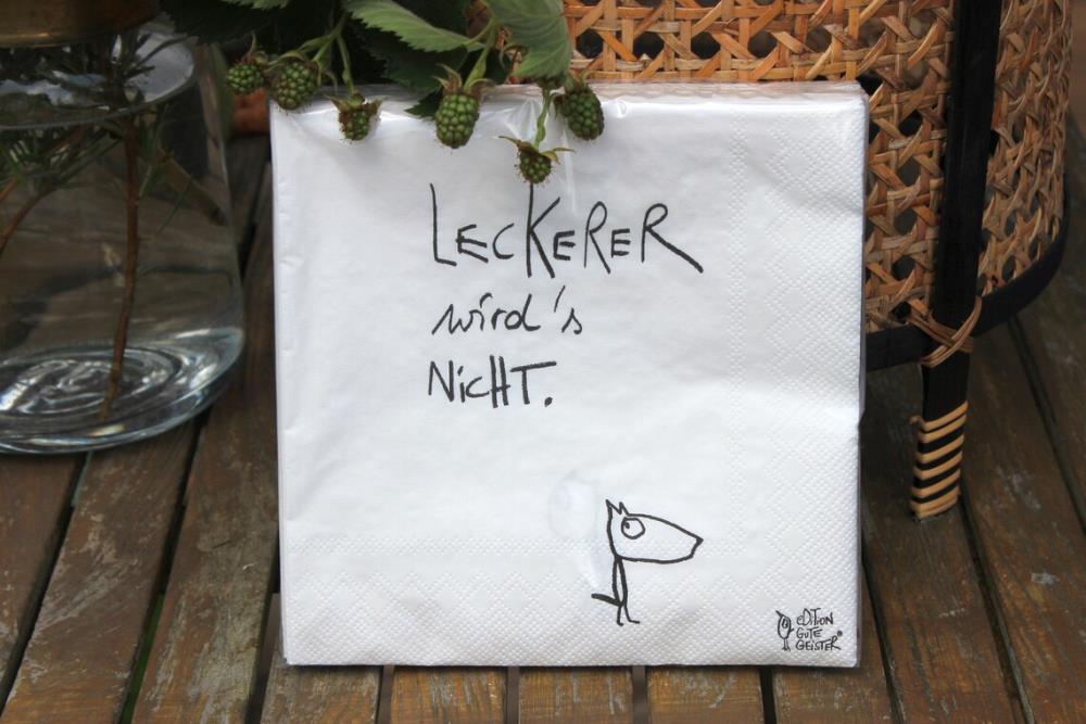 Servietten - Leckerer wird`s nicht