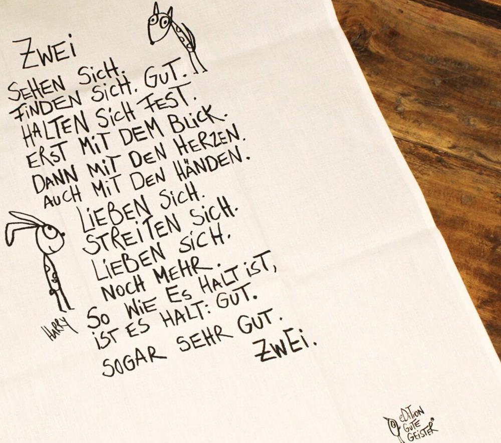 Geschirrtuch - Zwei