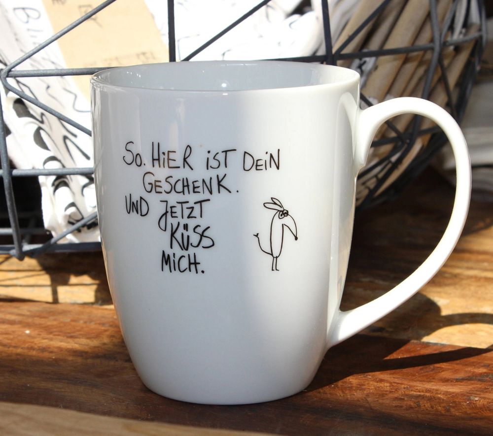 Becher - Küss mich