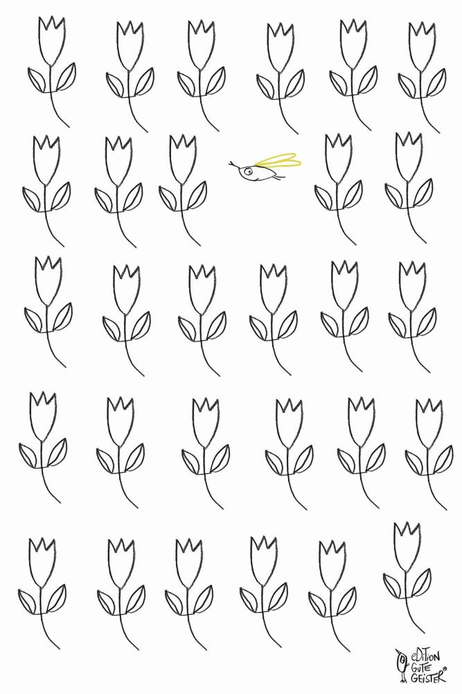 Geschirrtuch - Tulpenliebe