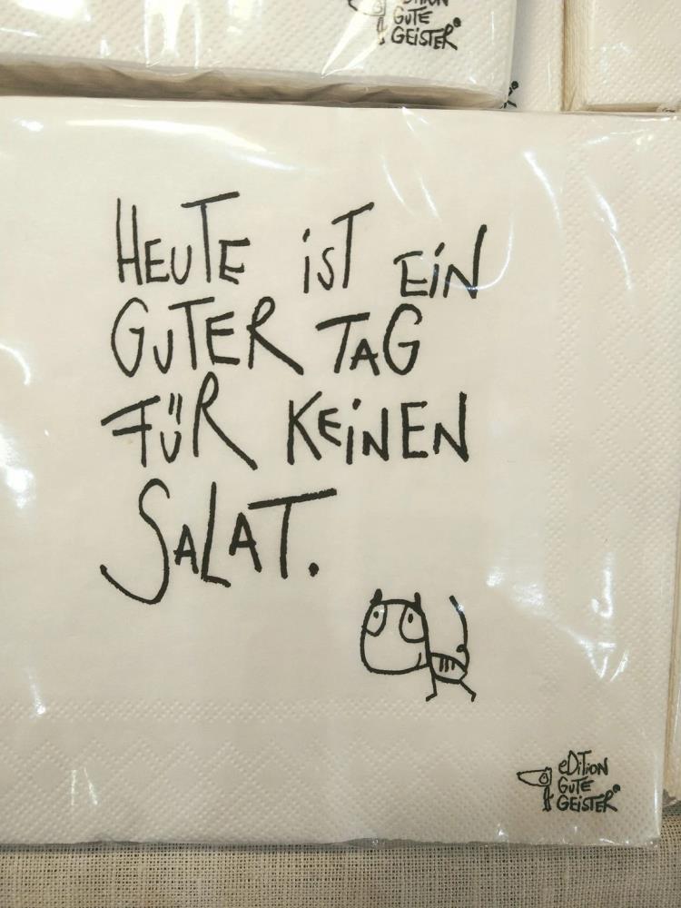 Servietten - Mal keinen Salat