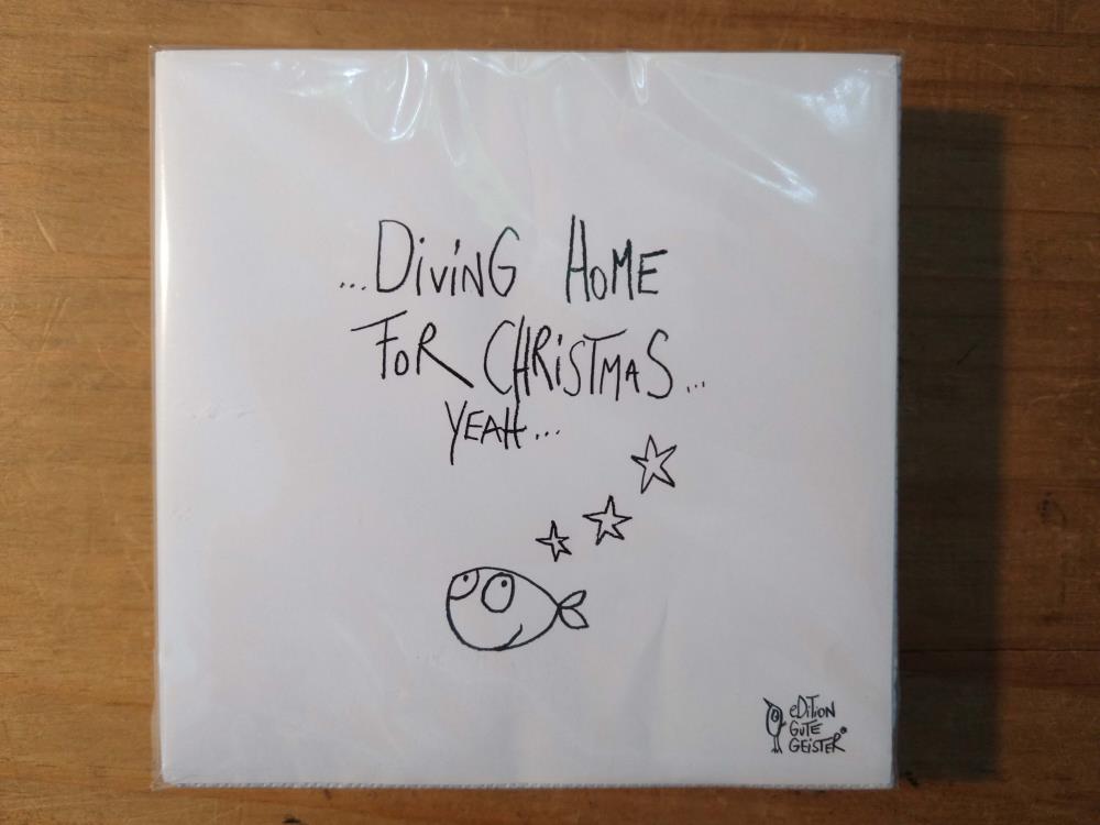 Servietten - Diving home for Christmas