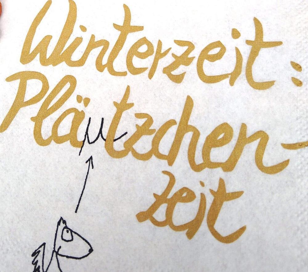 Servietten - Pläuzchenzeit