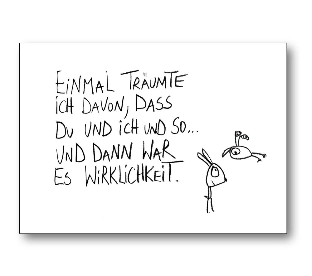 Postkarte - Du und ich und so…