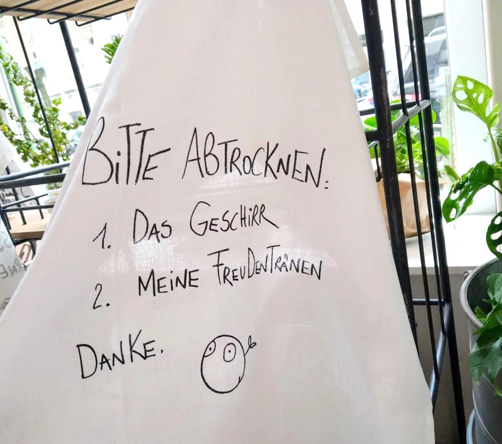 Geschirrtuch - Freudentränen