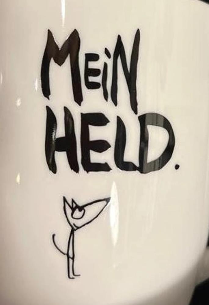 Becher - Mein Held. Immer.