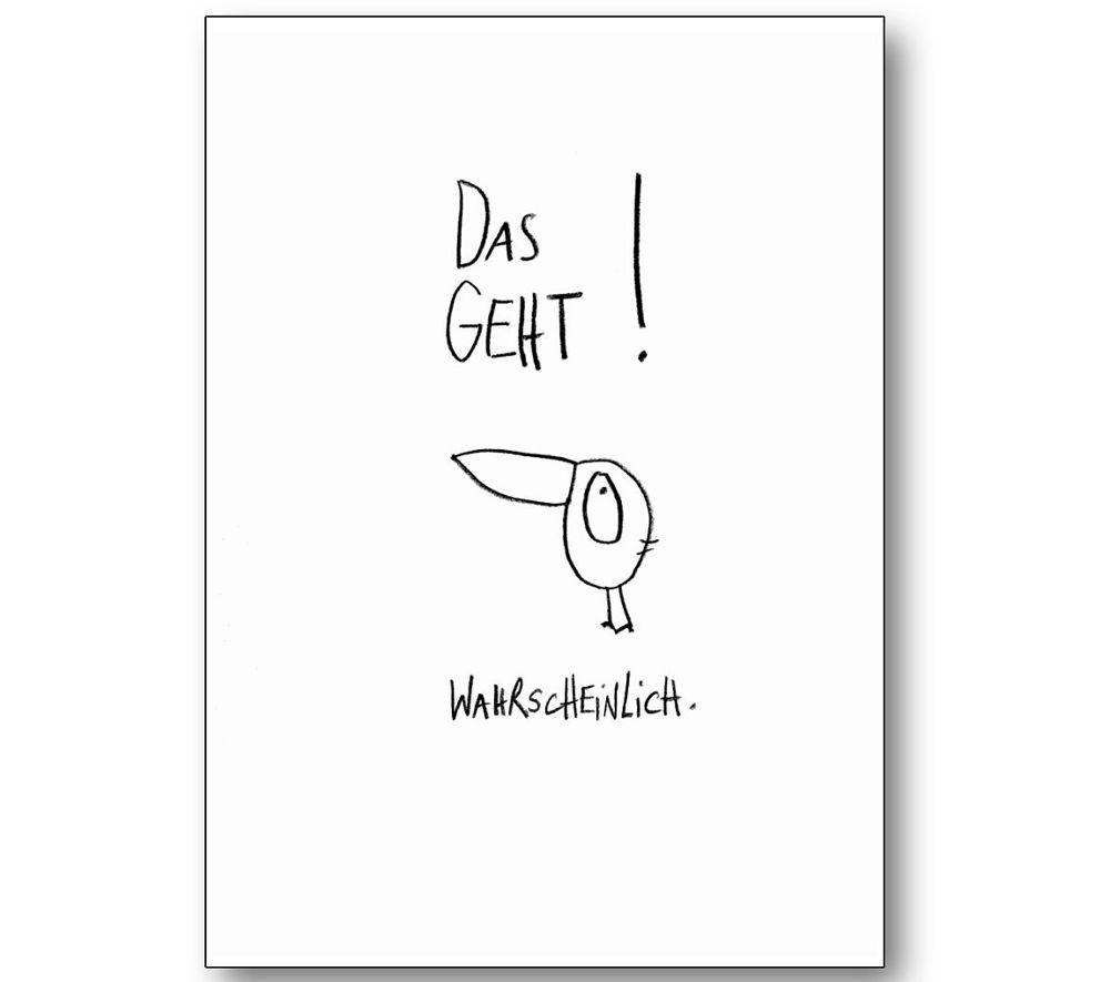 Postkarte - Das geht!