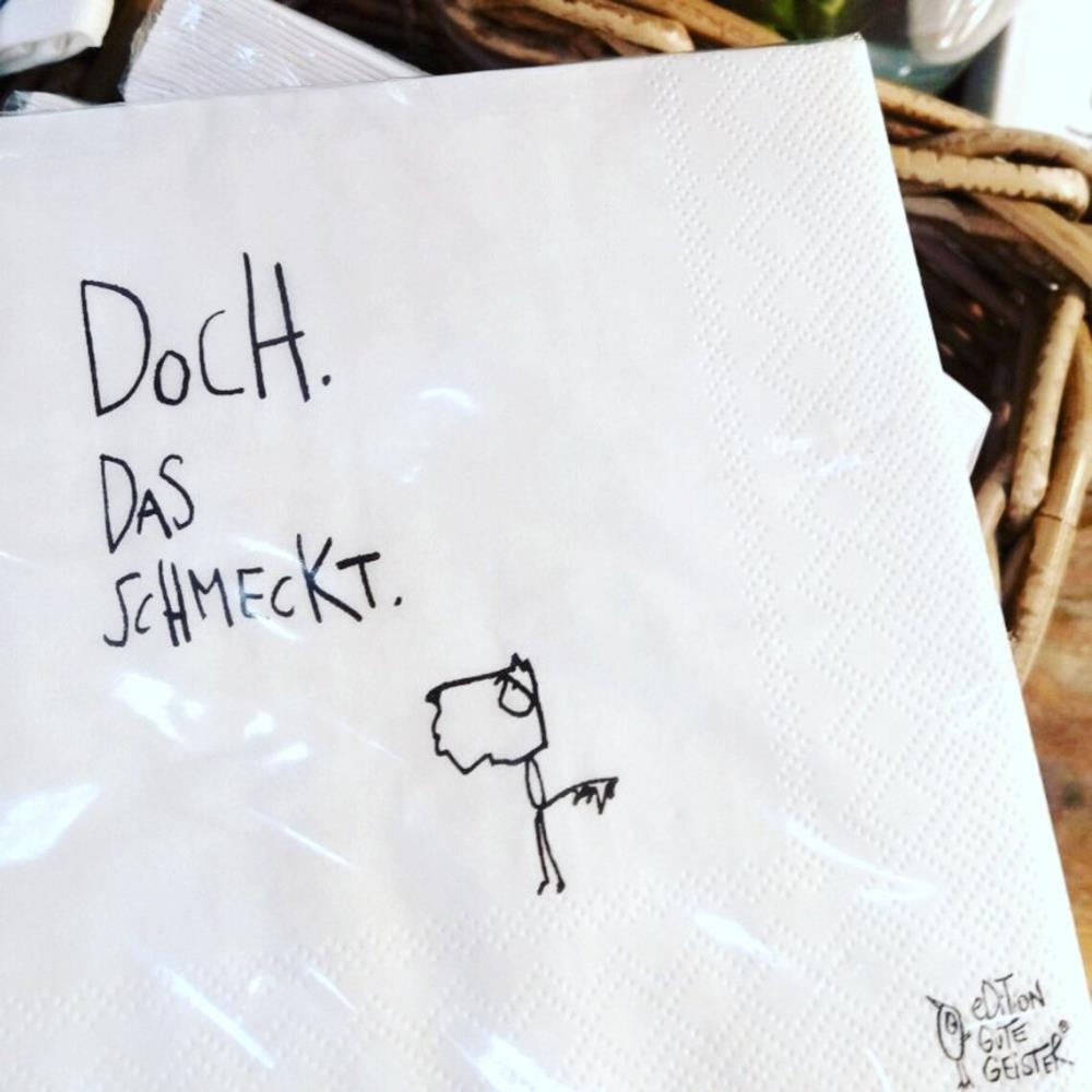 Servietten - Doch das schmeckt