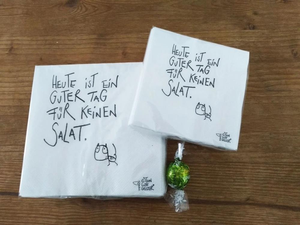 Servietten - Mal keinen Salat