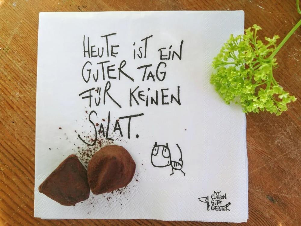 Servietten - Mal keinen Salat