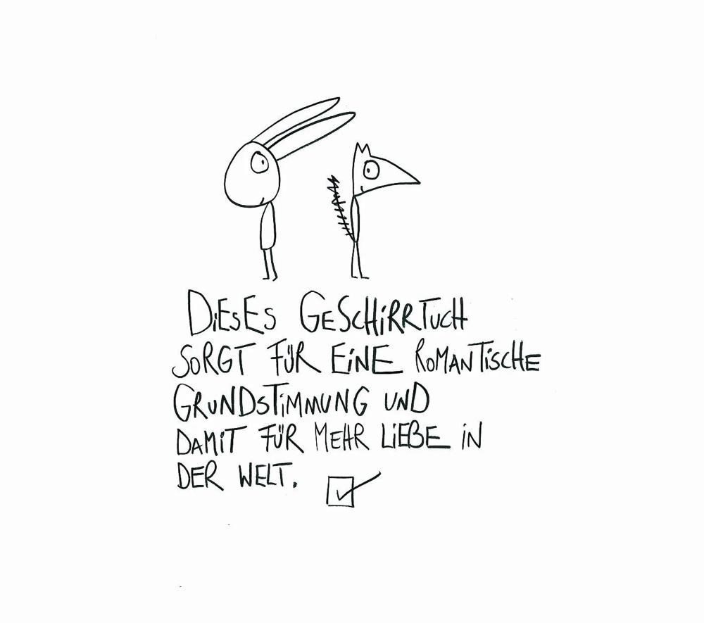 Geschirrtuch - Küchenromantik