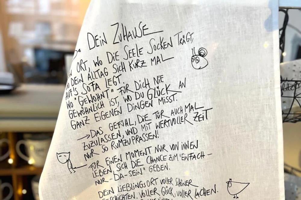 Geschirrtuch - Dein Zuhause