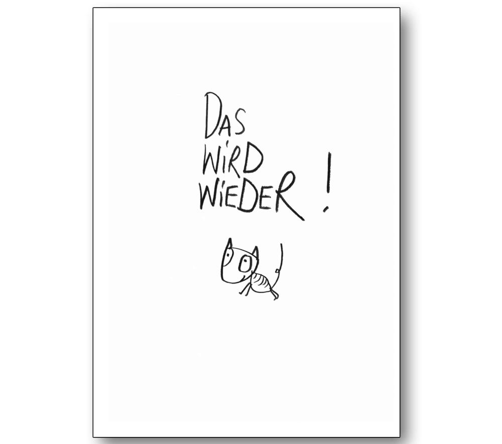 Postkarte - Das wird wieder