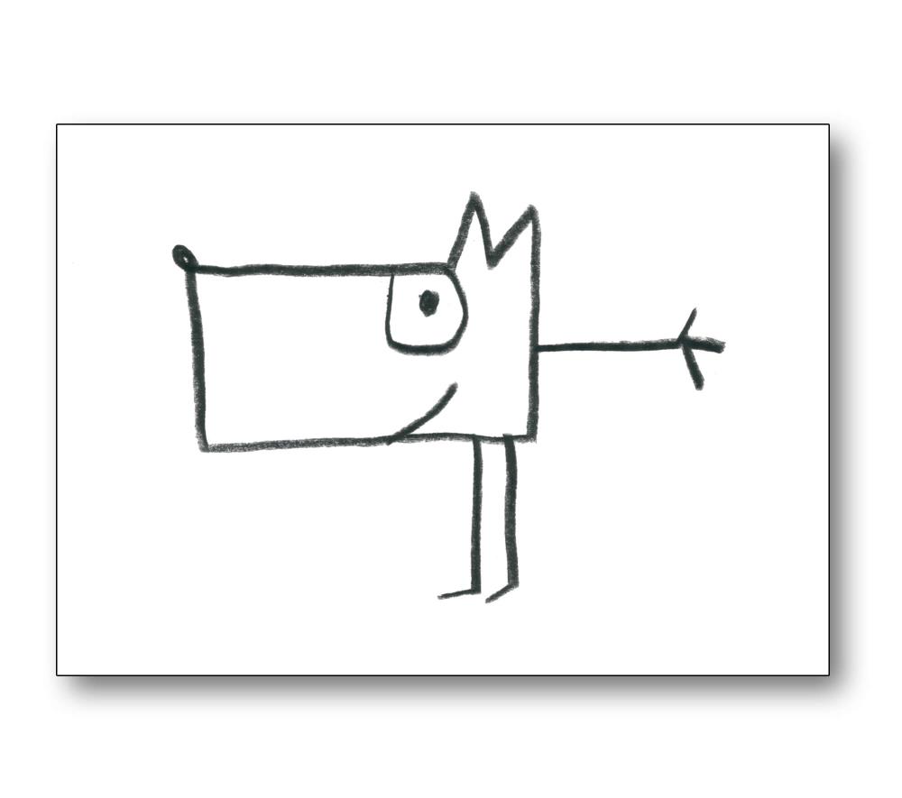 Postkarte - Be happy