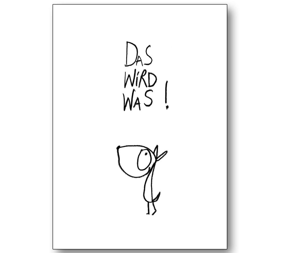 Postkarte - Das wird was