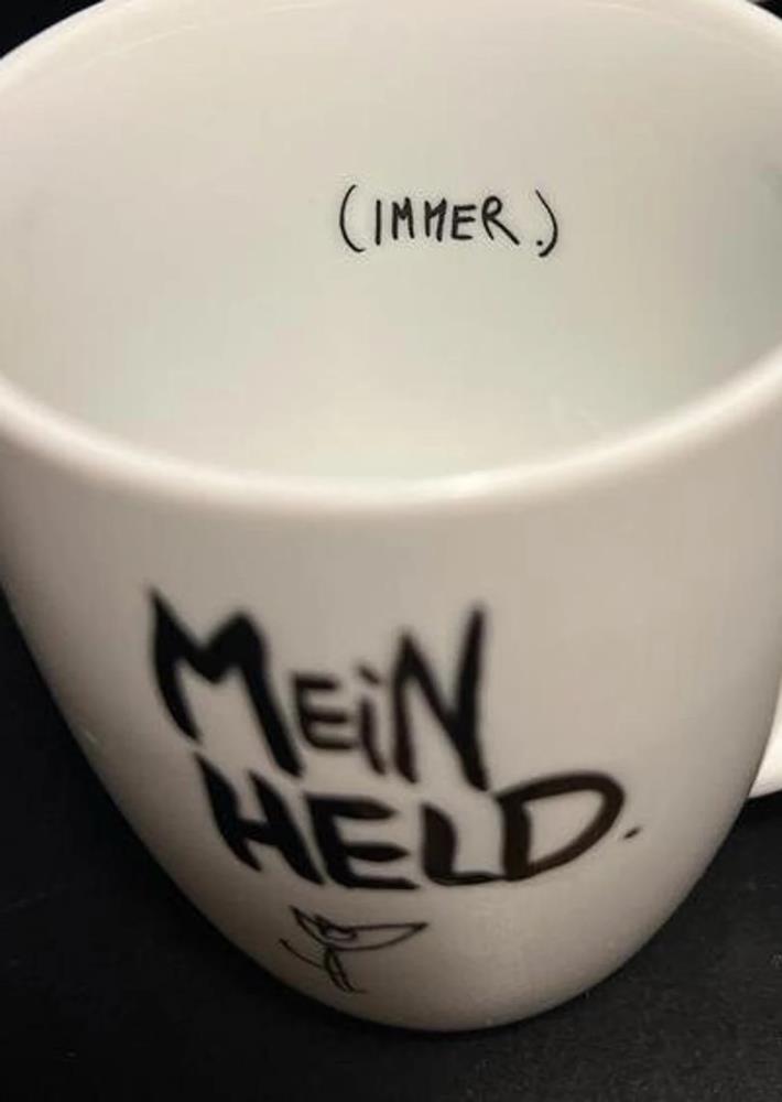 Becher - Mein Held. Immer.