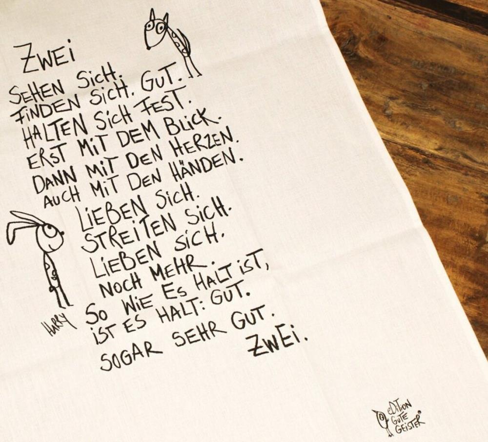 Geschirrtuch - Zwei