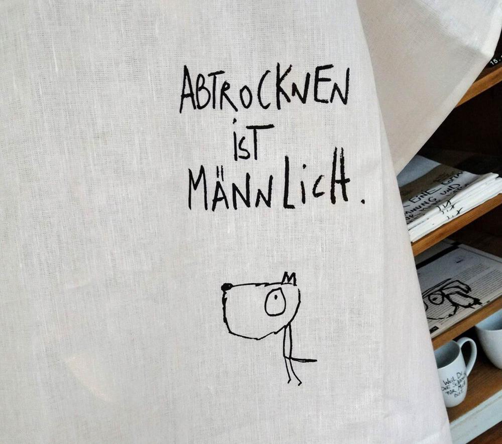 Geschirrtuch - Männersache