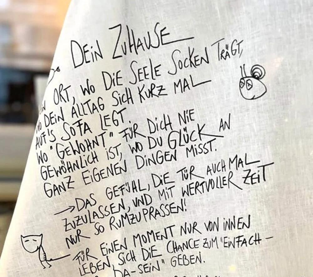 Geschirrtuch - Dein Zuhause