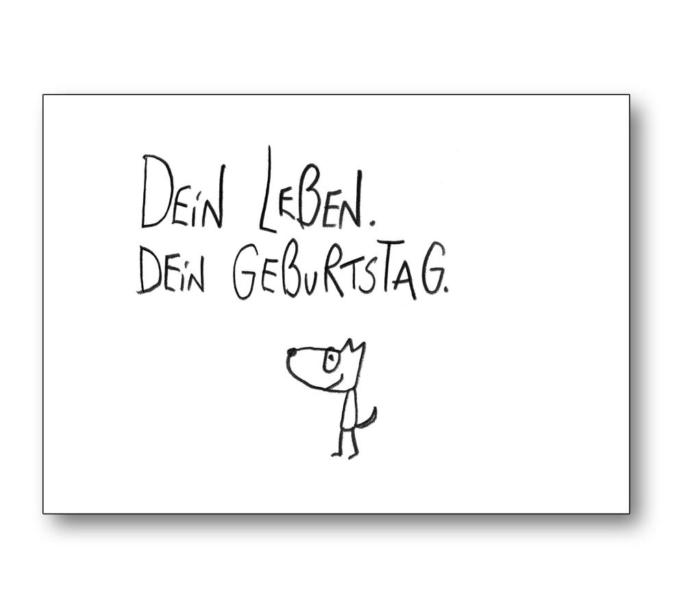 Postkarte - Dein Geburtstag