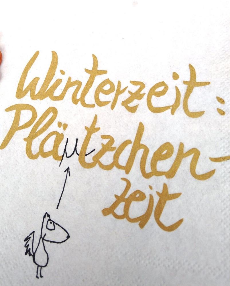 Servietten - Pläuzchenzeit