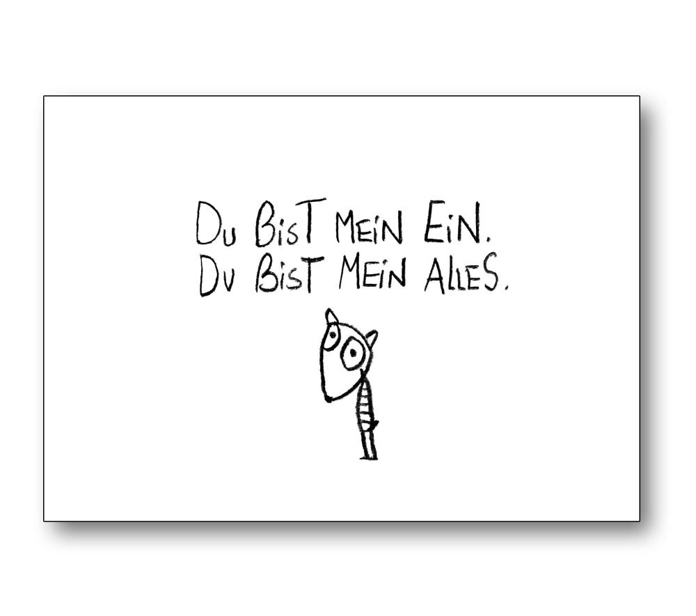 Postkarte - Du bist mein